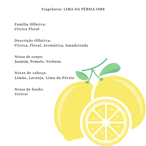 Essência Concentrada Lima da Pérsia Vollmens Para Aromatizador - Velas - Sabonetes - Perfumes 500g