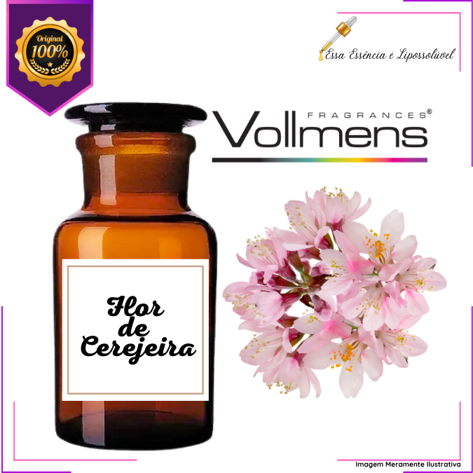 Essência Concentrada Flor de Cerejeira Para Aromatizador - Velas - Sabonetes - Perfumes