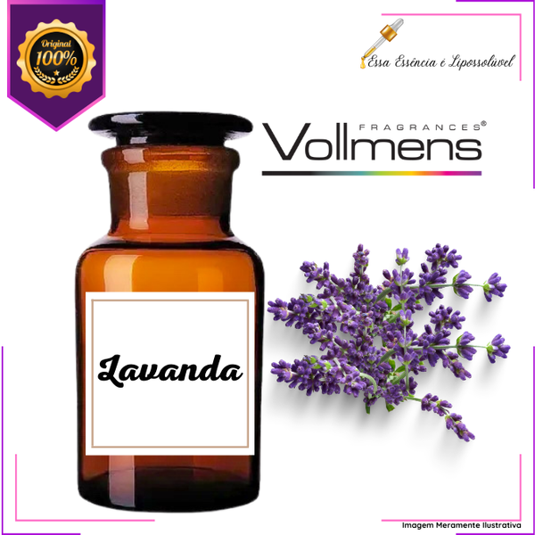 Essência Concentrada Lavanda Vollmens Para Aromatizador - Velas - Sabonetes - Perfumes 500g