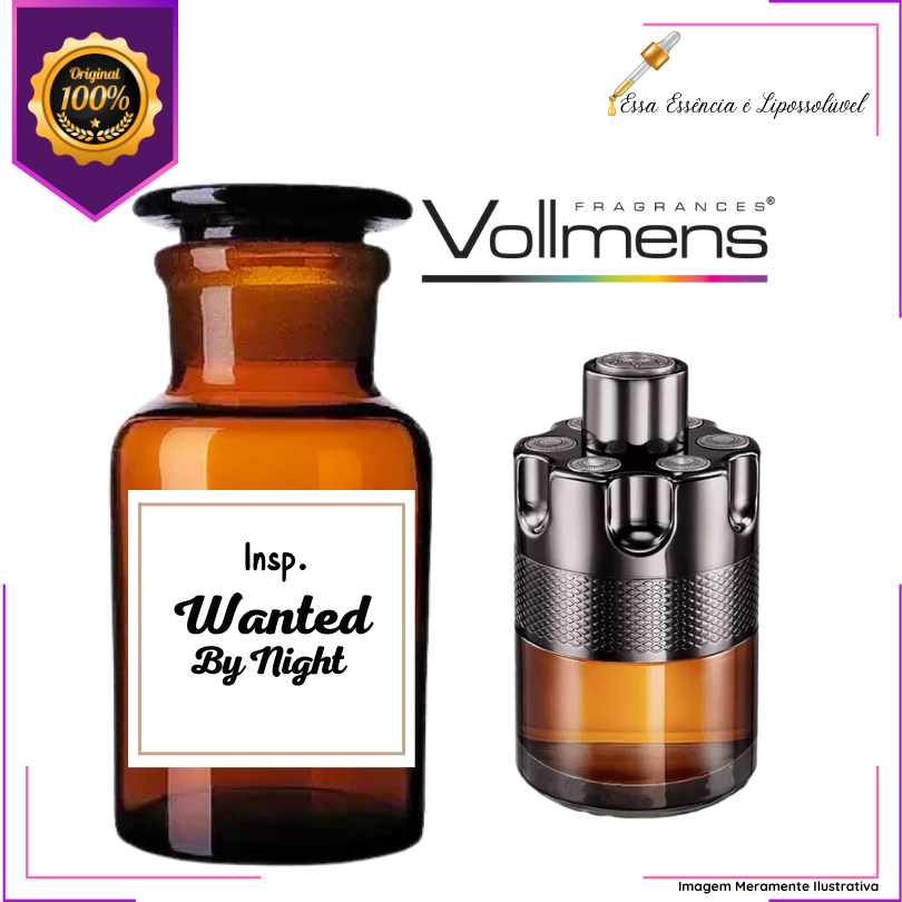 Essência Vollmens Premium Wanted Night LPV - O Toque Sofisticado da Perfumaria Importada Masculina 500g