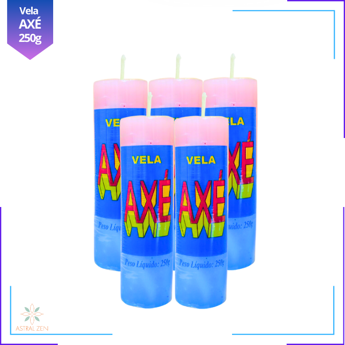 Velas Votivas Coloridas Axé 250 Gramas 100% Parafina Pura 7 dias + de 14 Cores - 3un