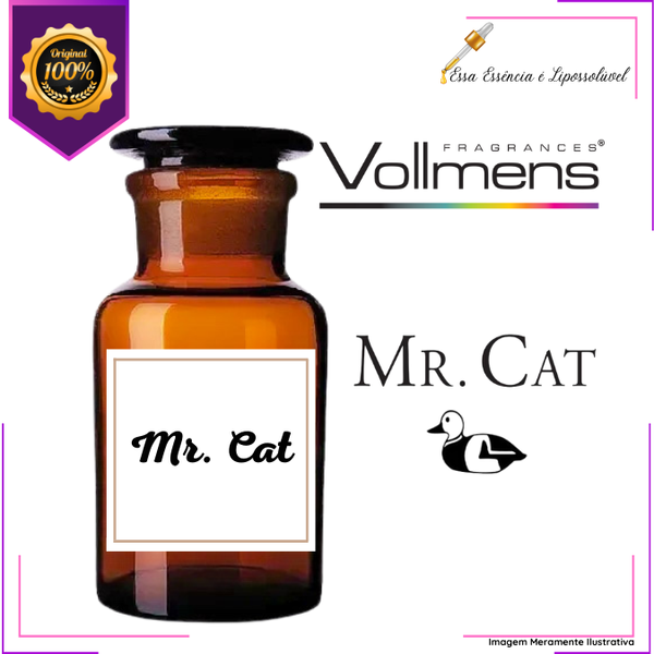 Essência Concentrada Inspiração Mr. Cat  Vollmens Para Aromatizador - Velas - Sabonetes - Perfumes