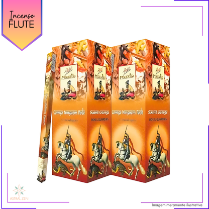 Incenso Massala Flute Comigo ninguém Pode - Kit com 4 Iguais ou Variados