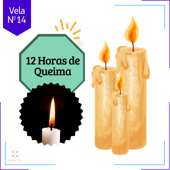 Velas Brancas Palito 100% Parafina Pura 12 Horas Com Valor de Atacado Nº14 - (28 x 2 cm.)