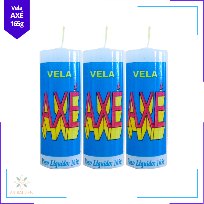 Vela Votiva Branca Anjo da Guarda Vela Axé 165 ou 200 Gramas 100% Parafina Pura 50un