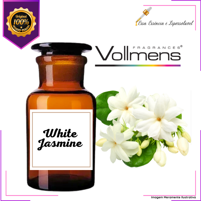 EssênciaConcentrada Inspiração White jasmine Zara Vollmens Para Aromatizador - Velas - Sabonetes - Perfumes