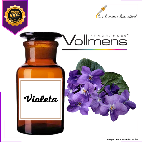 Essência Concentrada Violeta Vollmens Para Aromatizador - Velas - Sabonetes - Perfumes 500g