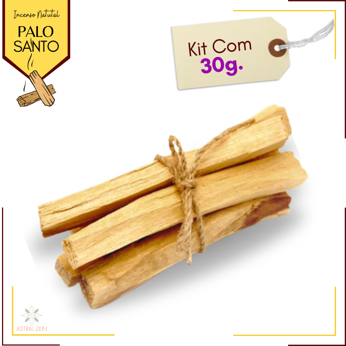 Palo Santo Peruano Original Incenso Vegano 100% Natural In Natura Aromaterapia Defumação