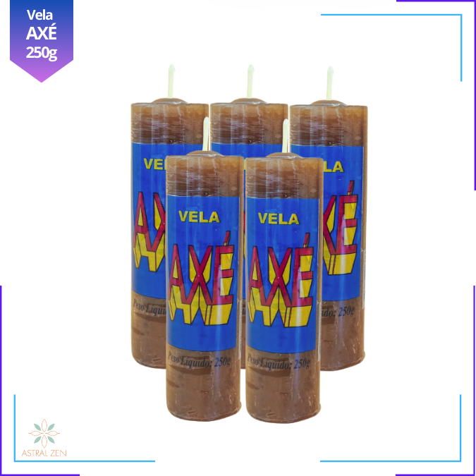 Velas Votivas Coloridas Axé 250 Gramas 100% Parafina Pura 7 dias + de 14 Cores - 6un