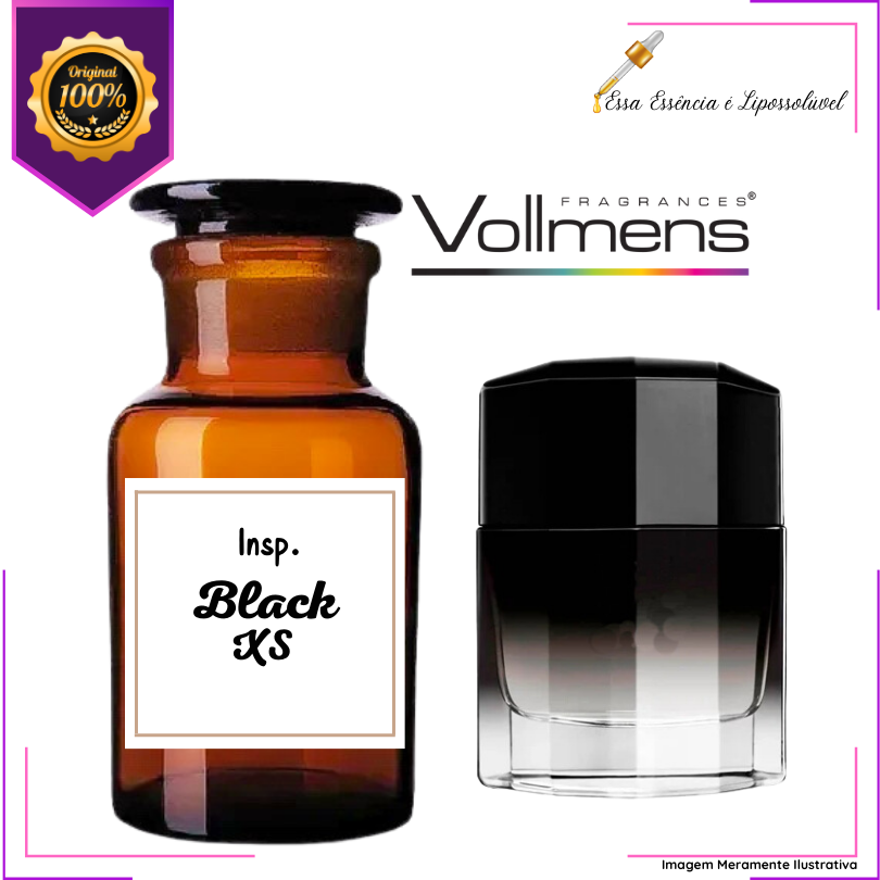 Essência Vollmens Premium Excess Black LPV - O Toque Sofisticado da Perfumaria Importada Masculina 500g