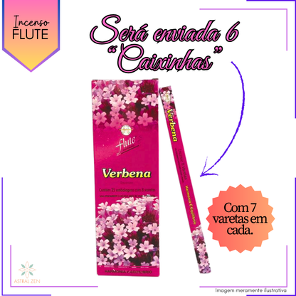 Incenso Flute Verbena - Kit com 6 Iguais ou Variados