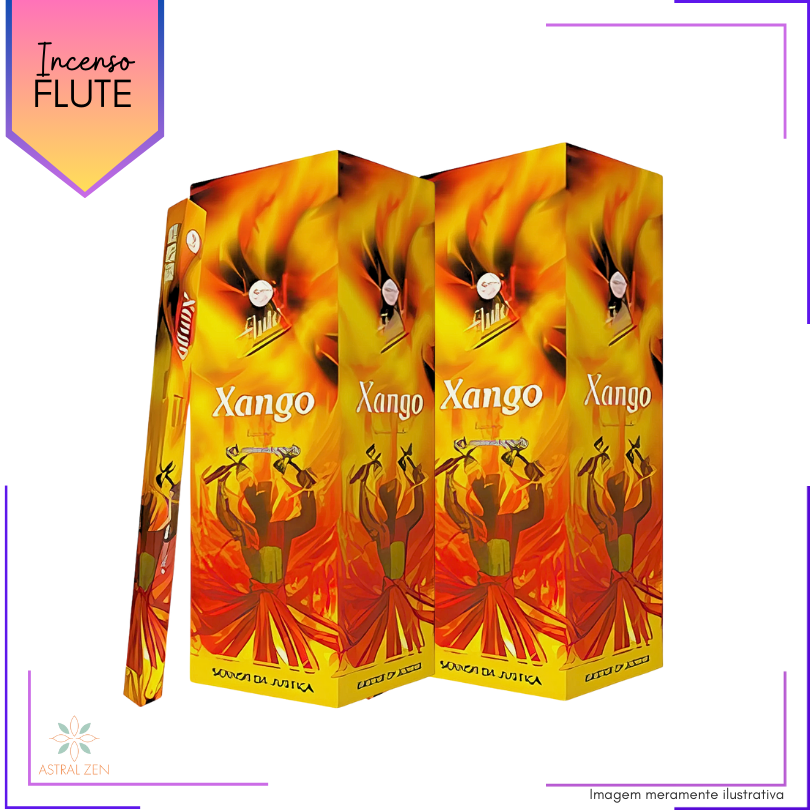 Incenso Flute Xangô - Kit com 6 Iguais ou Variados