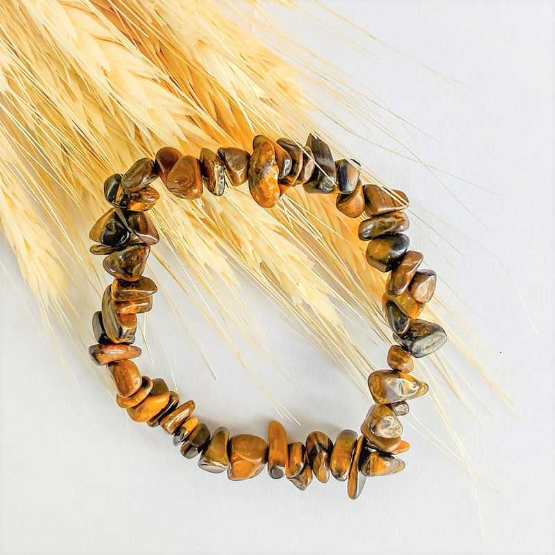 Pulseira Cascalho - Olho De Tigre