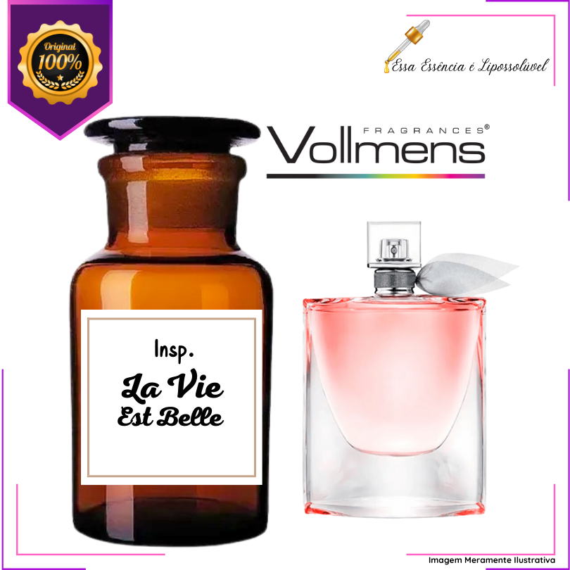 Essência Vollmens Premium Bela Vida Plus - O Toque Sofisticado da Perfumaria Importada Feminina 500g