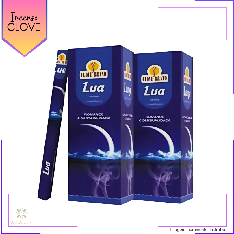 Incenso Clove Brand Lua - Kit com 8 Iguais ou Variados