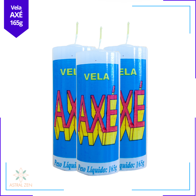 Vela Votiva Branca Anjo da Guarda Vela Axé 165 ou 200 Gramas 100% Parafina Pura 50un