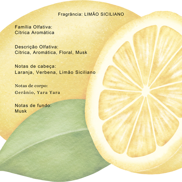 Essência Concentrada Limão Siciliano Vollmens Para Aromatizador - Velas - Sabonetes - Perfumes