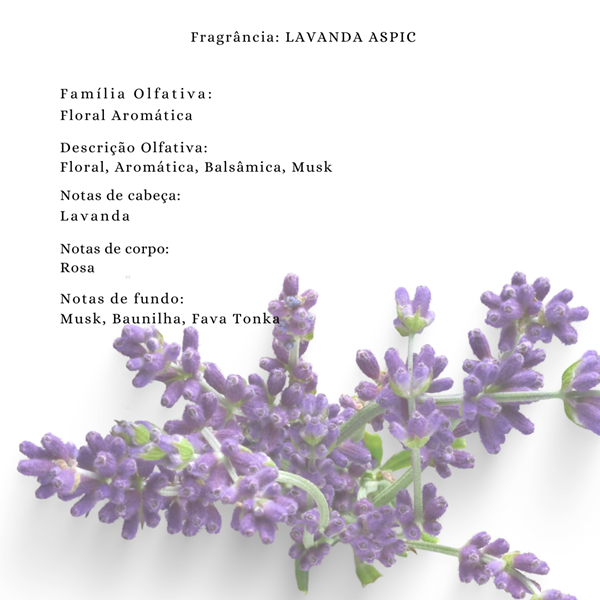 Essência Concentrada Lavanda Vollmens Para Aromatizador - Velas - Sabonetes - Perfumes 500g