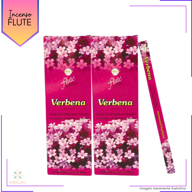 Incenso Flute Verbena - Kit com 6 Iguais ou Variados