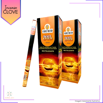 Incenso Clove Brand Sol - Kit com 8 Iguais ou Variados