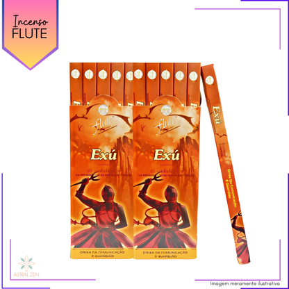 Incenso Flute Exú - Kit com 6 Iguais ou Variados