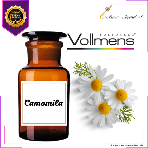 Essência Concentrada Camomila Vollmens Para Aromatizador - Velas - Sabonetes - Perfumes