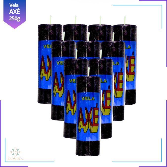 Velas Votivas Coloridas Axé 250 Gramas 100% Parafina Pura 7 dias + de 14 Cores - 10un