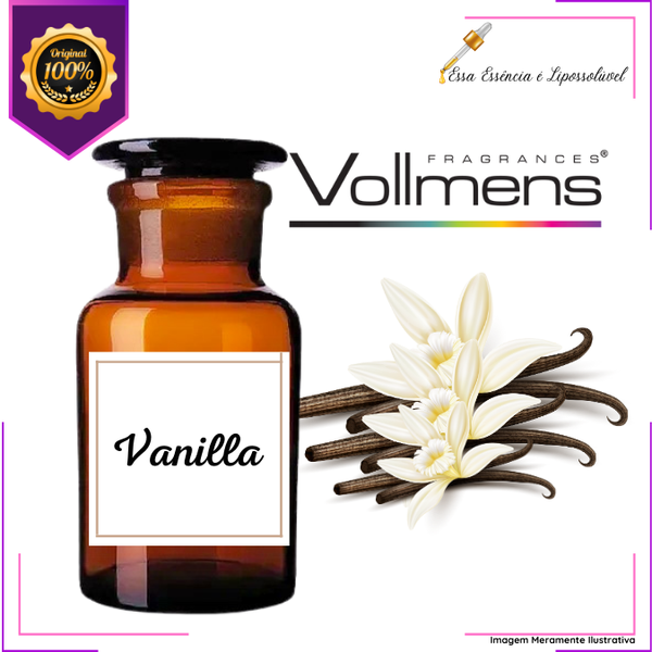 Essência Concentrada Vanilla Vollmens Para Aromatizador - Velas - Sabonetes - Perfumes 500g