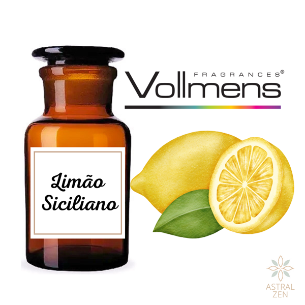Essência Concentrada Limão Siciliano Vollmens Para Aromatizador - Velas - Sabonetes - Perfumes