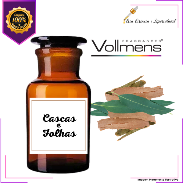 Essência Concentrada Cascas e Folhas Vollmens Para Aromatizador - Sabonetes - Velas - Perfumes 500g