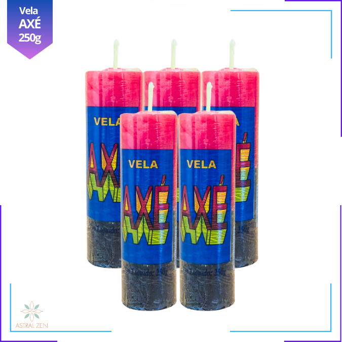 Velas Votivas Coloridas Axé 250 Gramas 100% Parafina Pura 7 dias + de 14 Cores - 3un