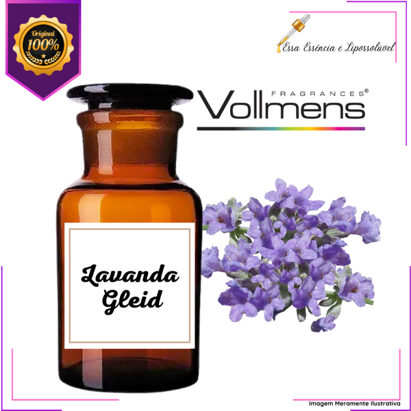 Essência Concentrada Lavanda Gleid Vollmens Para Aromatizador - Velas - Sabonetes - Perfumes