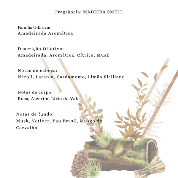 Essência Concentrada Madeira Smell Vollmens Para Aromatizador - Velas - Sabonetes - Perfumes 500g