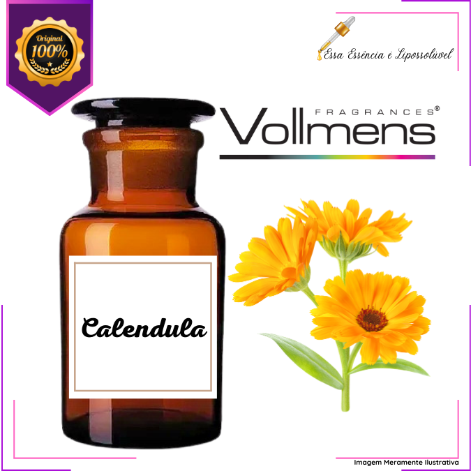 Essência Concentrada Calêndula Vollmens Para Aromatizador - Velas - Sabonetes - Perfumes