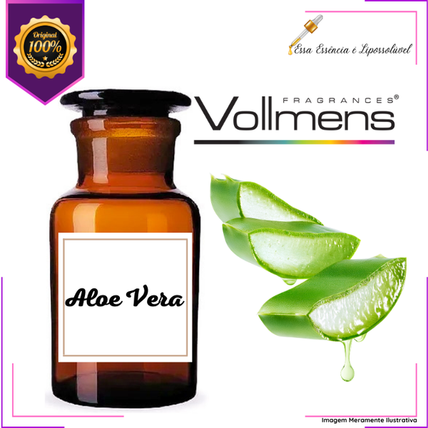 Essência Concentrada Aloe Vera Vollmens Para Aromatizador - Velas - Sabonetes - Perfumes