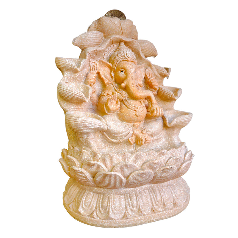 Fonte Esotérica Decorativa Com Bola Giratória - Ganesha