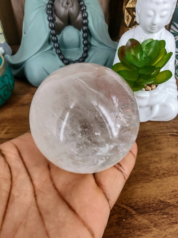 Esfera Cristal De Quartzo 422G - Astral zen