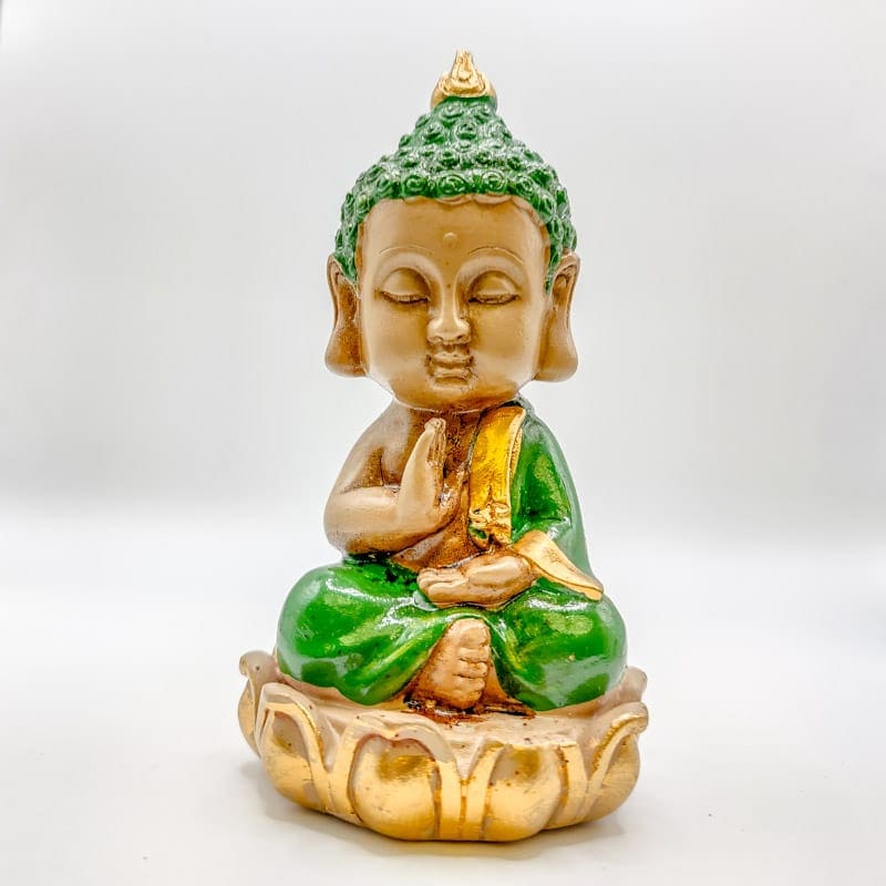 Buda Abhaya Mudra Palma da Mão de Lado