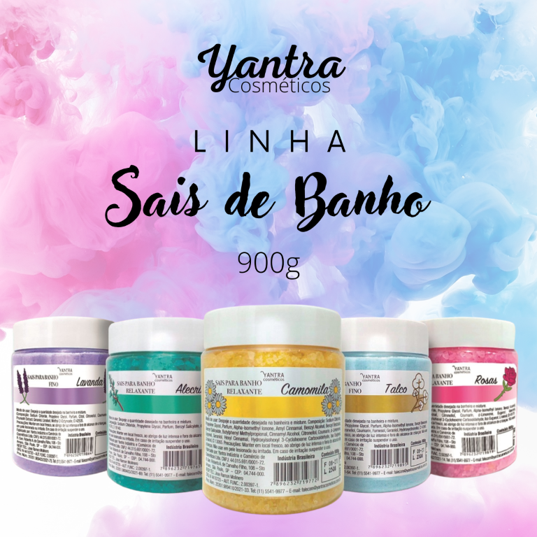 Sais Para Banho Relaxante Camomila Yantra 900g