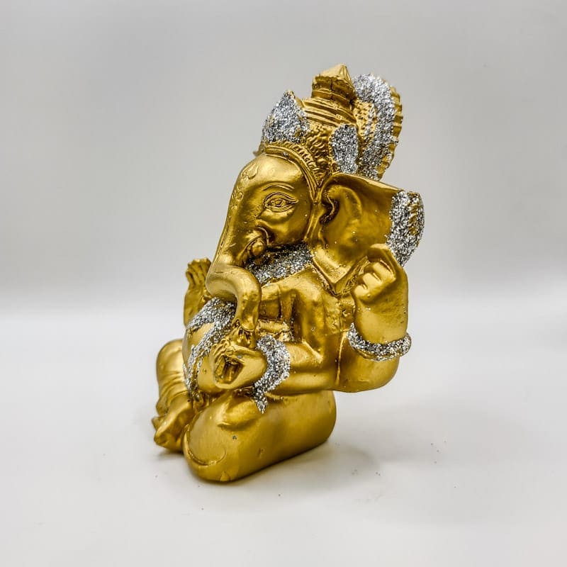 Ganesha Dourada e Prata