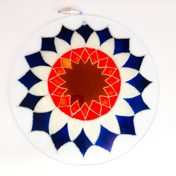 Mandala de Vidro Esotérica 18 cm - Astral zen
