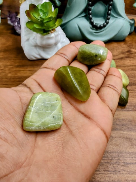 Pedra Jade Rolada - Kit com 2 Unidades