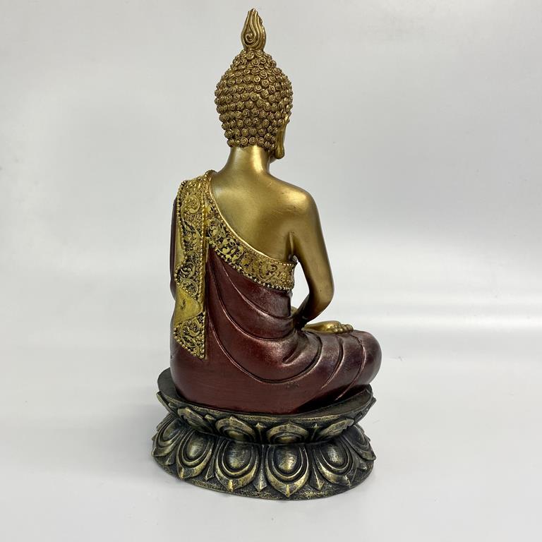 Buda Dourado Sentado 24 cm