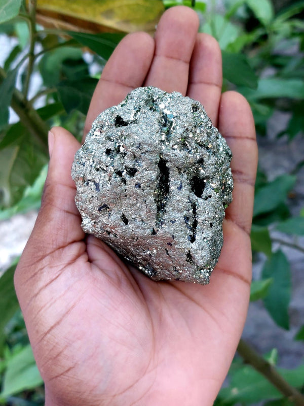 Pedra Natural Pirita Bruta 584G - Astral zen
