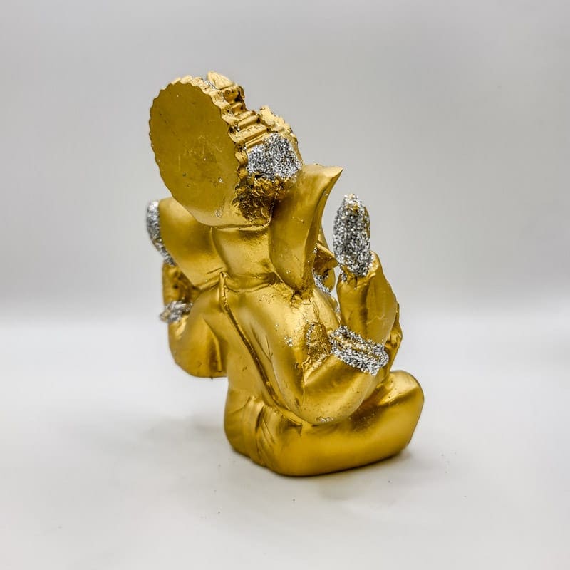 Ganesha Dourada e Prata