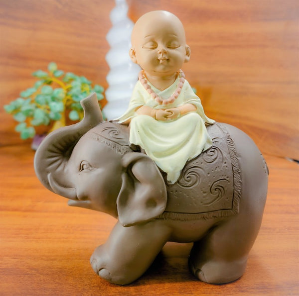 Buda Monge no Elefante - Decorativo - Astral zen