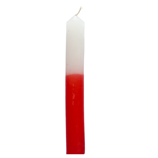 10 Velas Palito de Cor Parafina 7 Horas  (16 x 2cm)