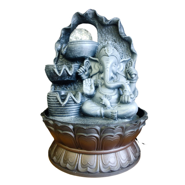 Fonte Esotérica Com Bola Giratória Decorativa - Ganesha
