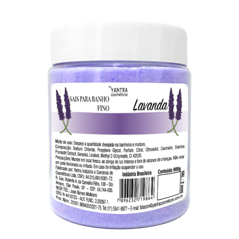 Sais Para Banho Relaxante Lavanda Yantra 900g