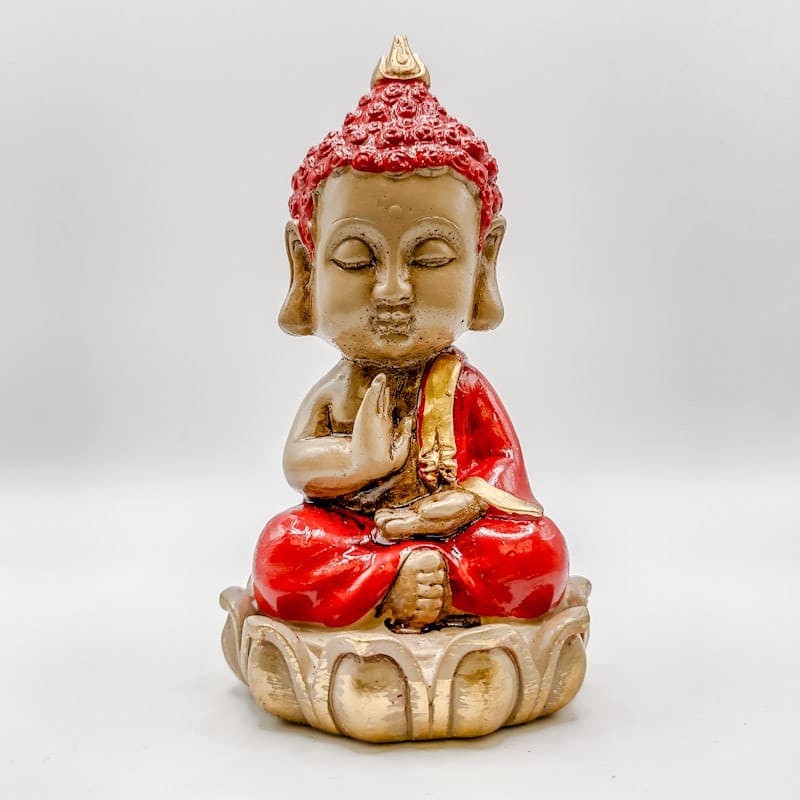 Buda Abhaya Mudra Palma da Mão de Lado